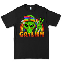 Black Gaylien LGBTQ Pride Premium Tee - BundleAndBundleShop