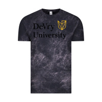 Cloud Black devry advantage academy vectorized Vintage Tee - linhVisuals