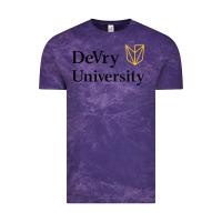 Cloud Purple devry advantage academy vectorized Vintage Tee - linhVisuals