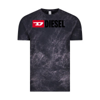Cloud Black Diesel Vintage Tee - linhVisuals
