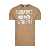 Vintage Coffee I survived la chancla Vintage Tee - linhVisuals
