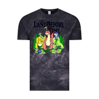 Cloud Black land before time pastel dinosaur friends Vintage Tee - linhVisuals