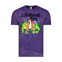 Cloud Purple land before time pastel dinosaur friends Vintage Tee - linhVisuals