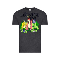 Vintage Black land before time pastel dinosaur friends Vintage Tee - linhVisuals