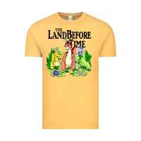Vintage Mustard land before time pastel dinosaur friends Vintage Tee - linhVisuals