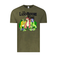 Vintage Olive land before time pastel dinosaur friends Vintage Tee - linhVisuals