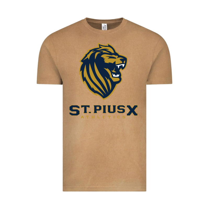 St Pius X High School Athletics Vintage Tee by linhVisuals | Teevron