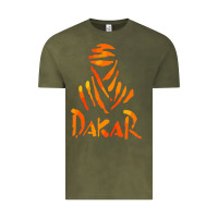 Vintage Olive dakar rally Vintage Tee - linhVisuals