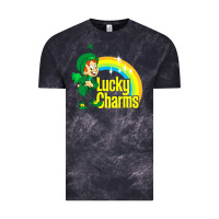 Cloud Black lucky charms Vintage Tee - linhVisuals