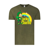 Vintage Olive lucky charms Vintage Tee - linhVisuals