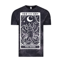 Cloud Black mothman   the moon Vintage Tee - linhVisuals