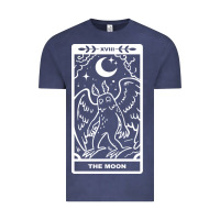 Vintage Denim mothman   the moon Vintage Tee - linhVisuals