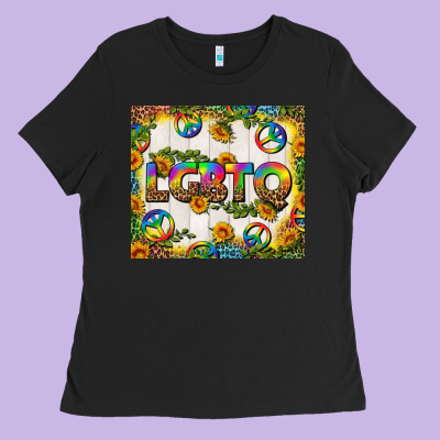 Western Lgbtq+ Tumbler Ladies Tee Designed By Bundleandbundleshop