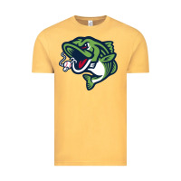 Vintage Mustard gwinnett stripers Vintage Tee - linhVisuals