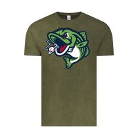 Vintage Olive gwinnett stripers Vintage Tee - linhVisuals
