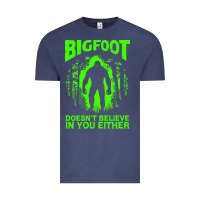 Vintage Denim bigfoot believer t  shirt bigfoot doesnt believe in you either t  shir Vintage Tee - linhVisuals