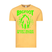 Vintage Mustard bigfoot believer t  shirt bigfoot doesnt believe in you either t  shir Vintage Tee - linhVisuals