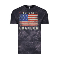 Cloud Black let’s go brandon funny vintage american flag tank top Vintage Tee - linhVisuals