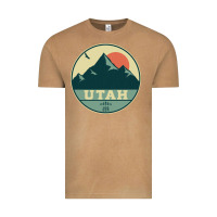 Vintage Camel utah retro mountain badge Vintage Tee - linhVisuals