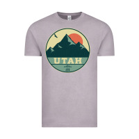 Vintage Zinc utah retro mountain badge Vintage Tee - linhVisuals