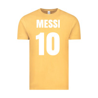 Vintage Mustard messi 10 Vintage Tee - linhVisuals