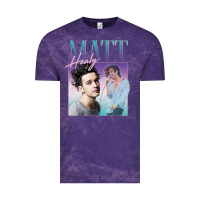 Cloud Purple matt healy homage Vintage Tee - linhVisuals