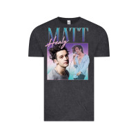 Vintage Black matt healy homage Vintage Tee - linhVisuals