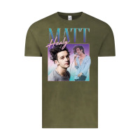 Vintage Olive matt healy homage Vintage Tee - linhVisuals