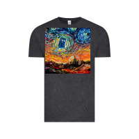 Vintage Black van gogh never saw gallifrey Vintage Tee - linhVisuals