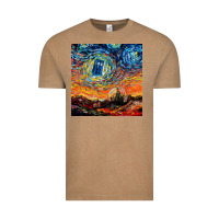Vintage Coffee van gogh never saw gallifrey Vintage Tee - linhVisuals
