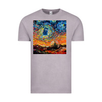 Vintage Zinc van gogh never saw gallifrey Vintage Tee - linhVisuals
