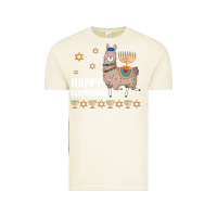 Vintage Arctic happy llamakah llama withorah jewish Vintage Tee - linhVisuals