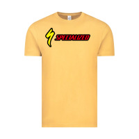Vintage Mustard Specialized Bikes Bicycle Vintage Tee - linhVisuals