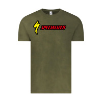 Vintage Olive Specialized Bikes Bicycle Vintage Tee - linhVisuals