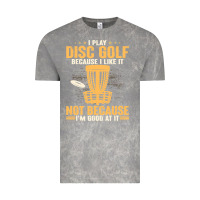 Cloud Rock i play disc golf because i like it not Vintage Tee - linhVisuals