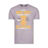 Vintage Zinc i play disc golf because i like it not Vintage Tee - linhVisuals