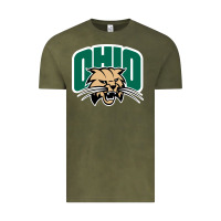 Vintage Olive ohio bobc Vintage Tee - linhVisuals