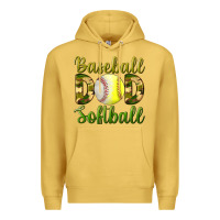Antique Gold Baseball Dad Softball Premium Hoodie - BundleAndBundleShop