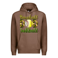 Chestnut Baseball Dad Softball Premium Hoodie - BundleAndBundleShop
