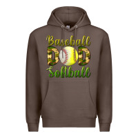 Coffee Baseball Dad Softball Premium Hoodie - BundleAndBundleShop
