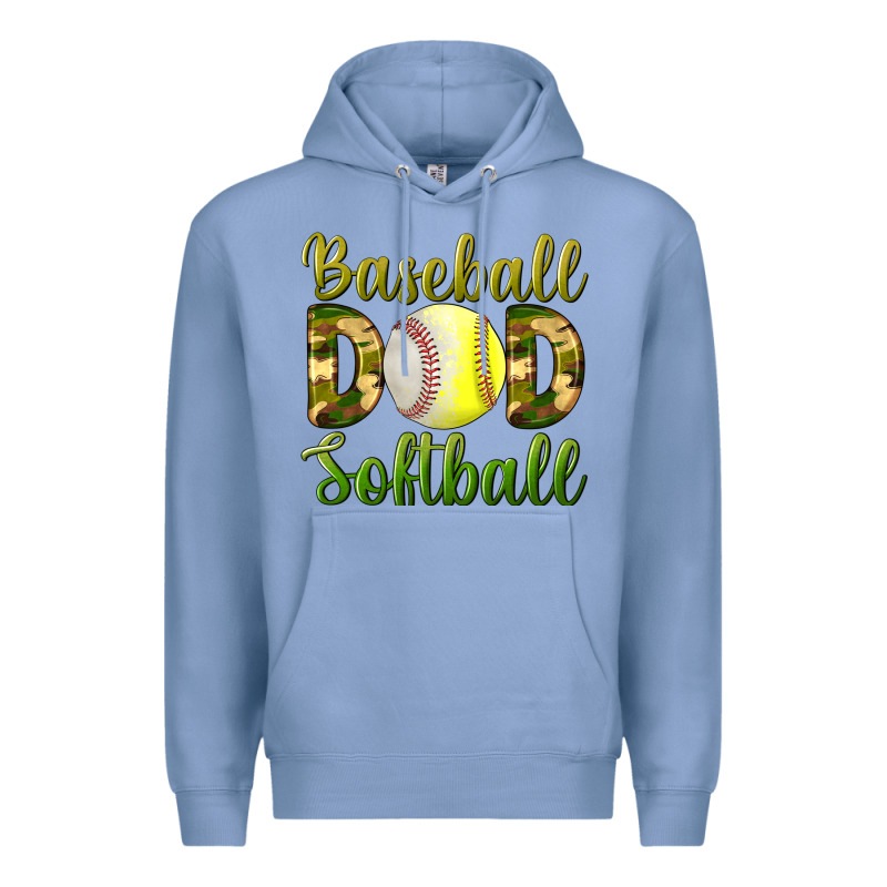 Baseball Dad Softball Premium Hoodie by BundleAndBundleShop | Teevron