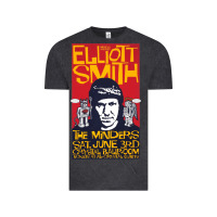 Vintage Black Elliott Smith Vintage Tee - linhVisuals