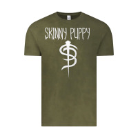 Vintage Olive Skinny Puppy Vintage Tee - linhVisuals
