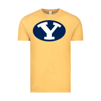 Vintage Mustard byu couga s Vintage Tee - linhVisuals