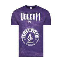 Cloud Purple Volcom Style Vintage Tee - linhVisuals