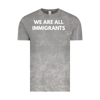 Cloud Rock we are all immigrants Vintage Tee - linhVisuals