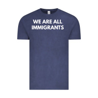 Vintage Denim we are all immigrants Vintage Tee - linhVisuals