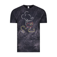 Cloud Black micke mouse tshirt Vintage Tee - linhVisuals