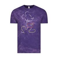 Cloud Purple micke mouse tshirt Vintage Tee - linhVisuals