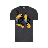 Vintage Black Heckle and Jeckle Vintage Tee - linhVisuals